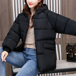 Oversized Padded Winter Parka - Cotton Hooded Coat