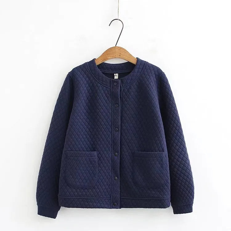 Fall Plaid Cardigan in Plus Sizes - Cozy, Checked Long-Sleeve Style