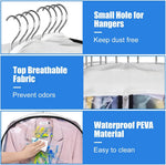Transparent Garment Covers - Gusseted Storage Bags with Side Zipper