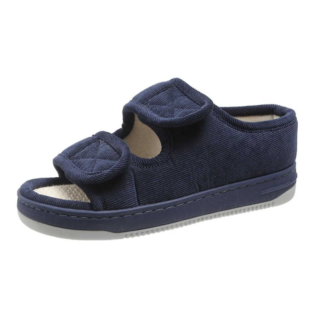 Wide Fit Sandals for Swollen & Sensitive Feet - Adjustable Comfort