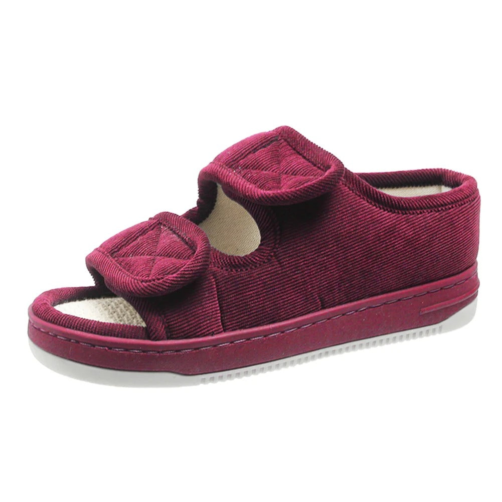 Wide Fit Sandals for Swollen & Sensitive Feet - Adjustable Comfort