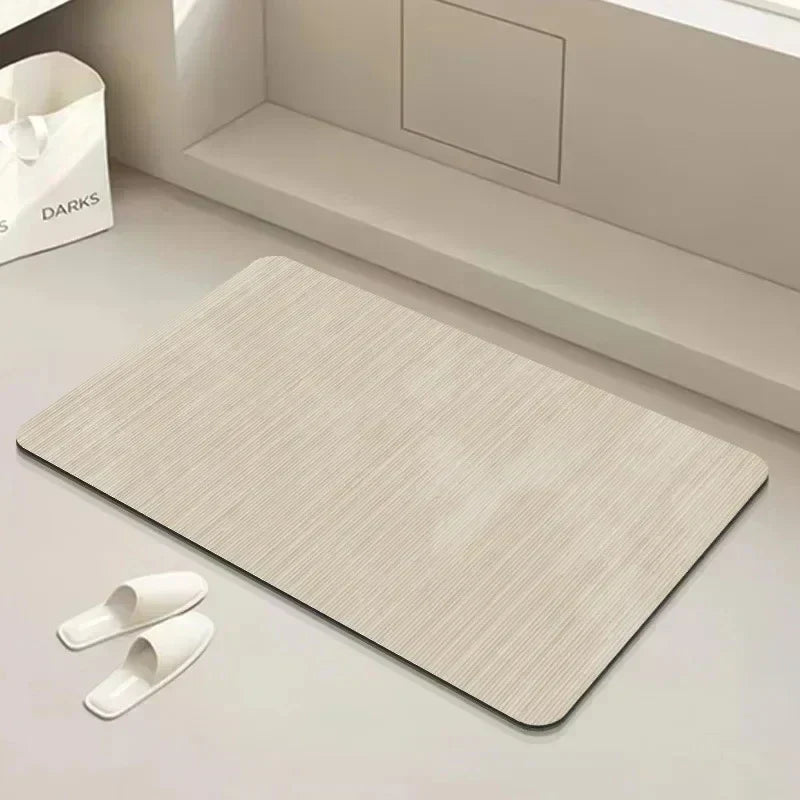 Diatomite Bath Mat - Fast-Drying, Non-Slip Bathroom Mat