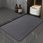Diatomite Bath Mat - Fast-Drying, Non-Slip Bathroom Mat