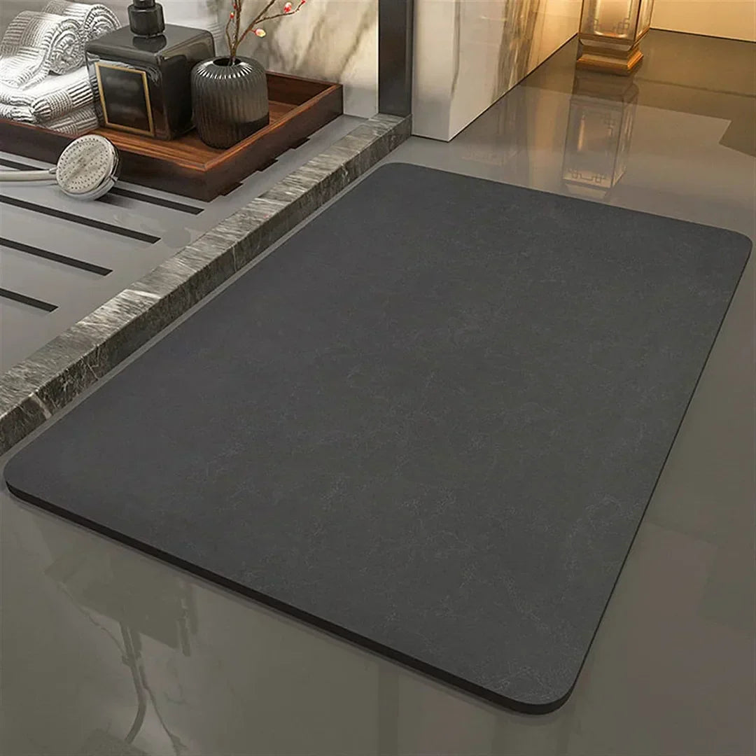 Diatomite Bath Mat - Fast-Drying, Non-Slip Bathroom Mat