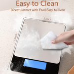 PrecisionPro Digital Kitchen Scale - Rechargeable Gram Accuracy