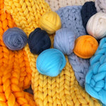 LuxeWool Chunky XL Yarn - Soft 2.2 lb Skein for Blankets