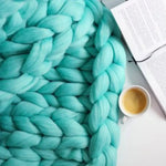 LuxeWool Chunky XL Yarn - Soft 2.2 lb Skein for Blankets