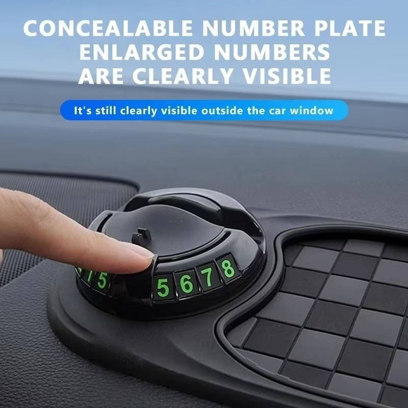 Universal Car Phone Holder - No-Slip Dashboard Mount