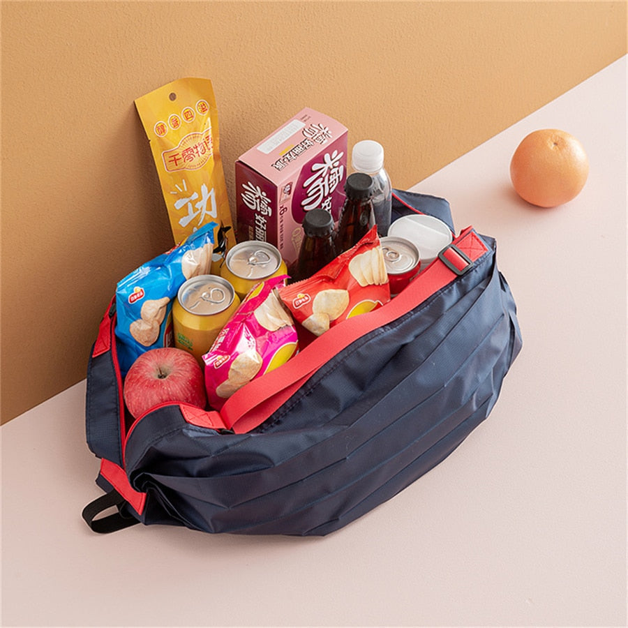 Foldable Shopping Tote - Large Capacity Reusable Bag