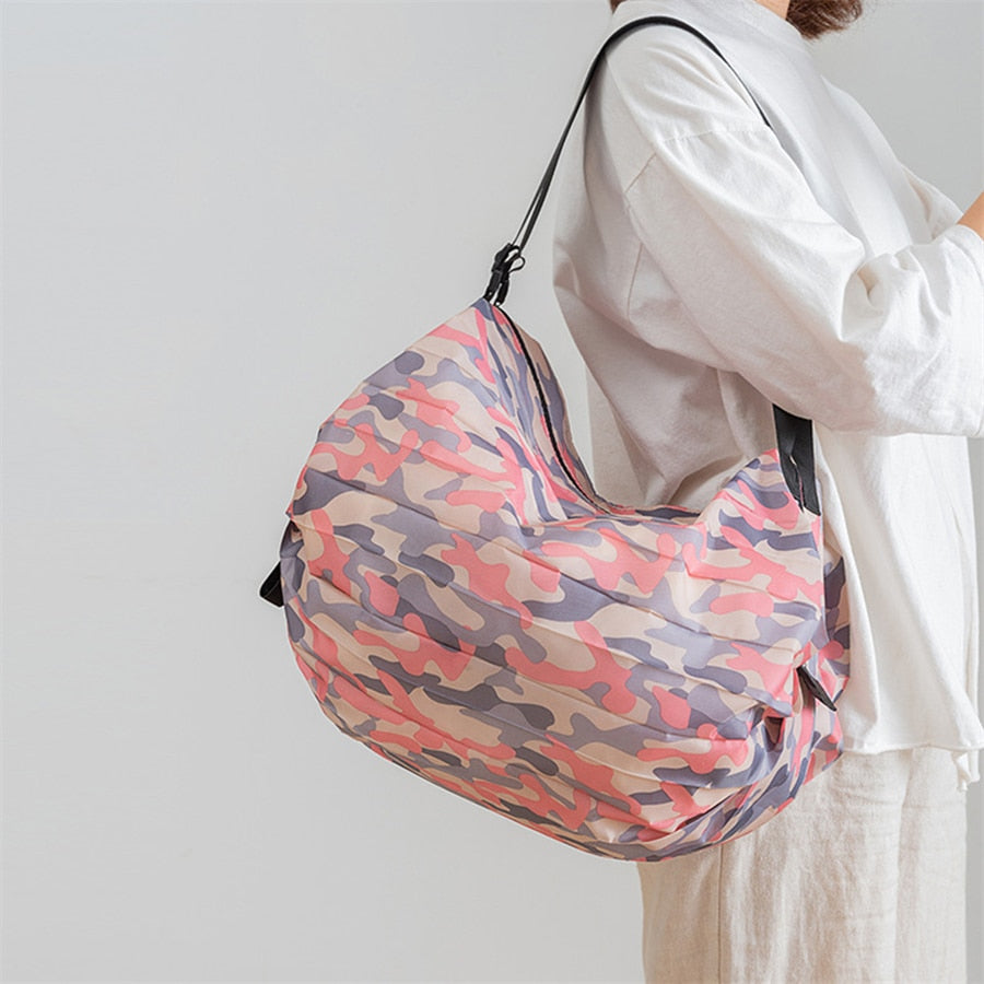 Foldable Shopping Tote - Large Capacity Reusable Bag