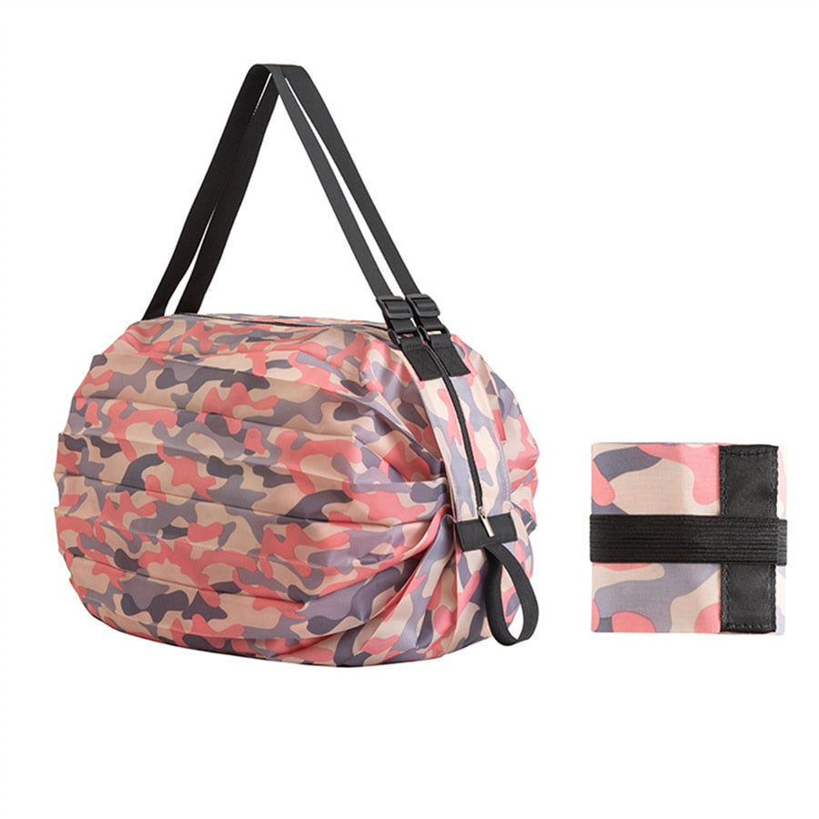 Foldable Shopping Tote - Large Capacity Reusable Bag