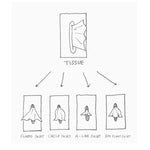 Flying Skirt Tissue Box - Fun Novelty Home Decor Piece