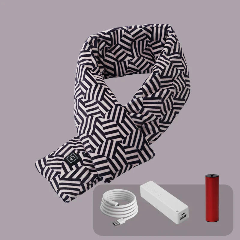 Elina Electric Heated Scarf - Warm Neck Comfort for Up to 3 Hours