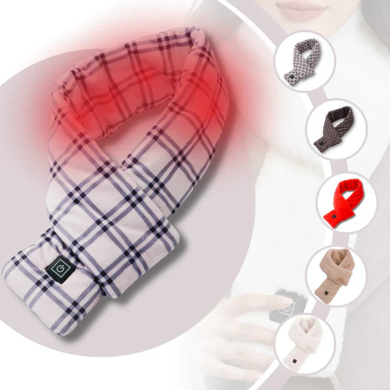 Elina Electric Heated Scarf - Warm Neck Comfort for Up to 3 Hours