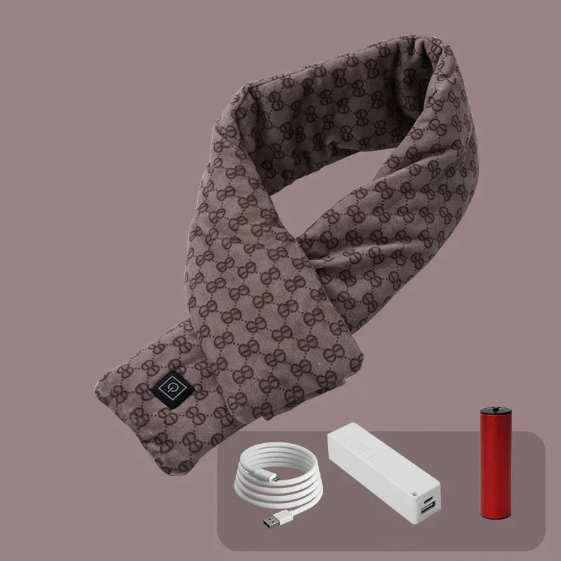 Elina Electric Heated Scarf - Warm Neck Comfort for Up to 3 Hours