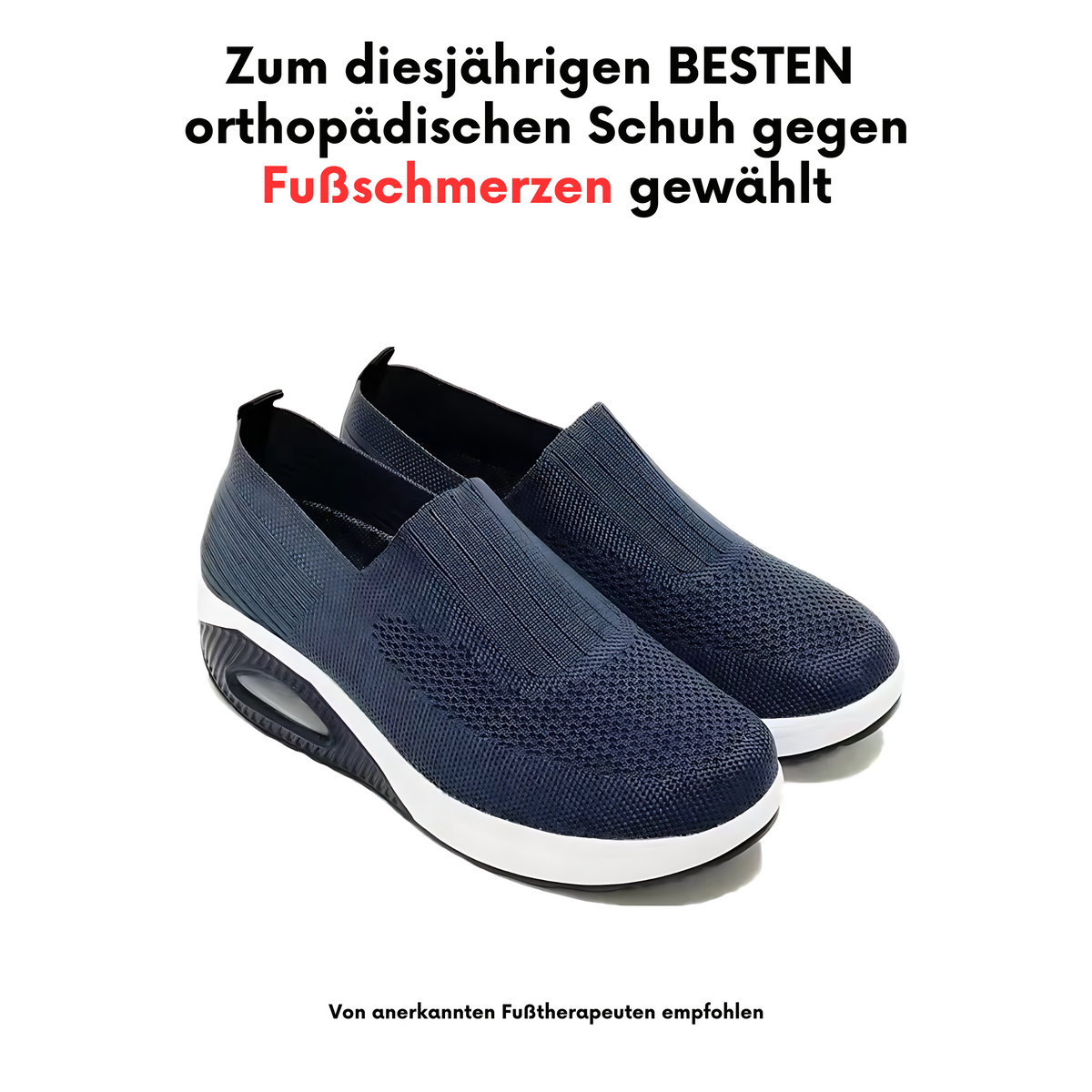 Orthopedic Slip-On Sneakers for Foot Comfort - Supportive Everyday Shoe