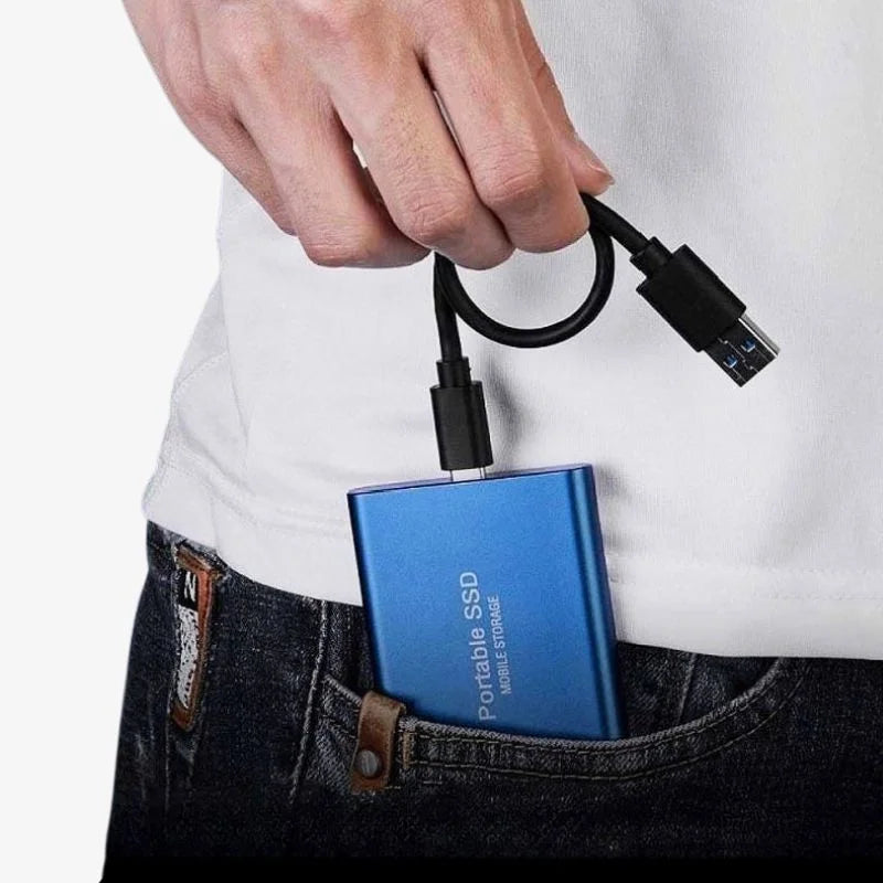 Aluminum Portable SSD - Fast External Storage On the Go