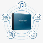 Aluminum Portable SSD - Fast External Storage On the Go