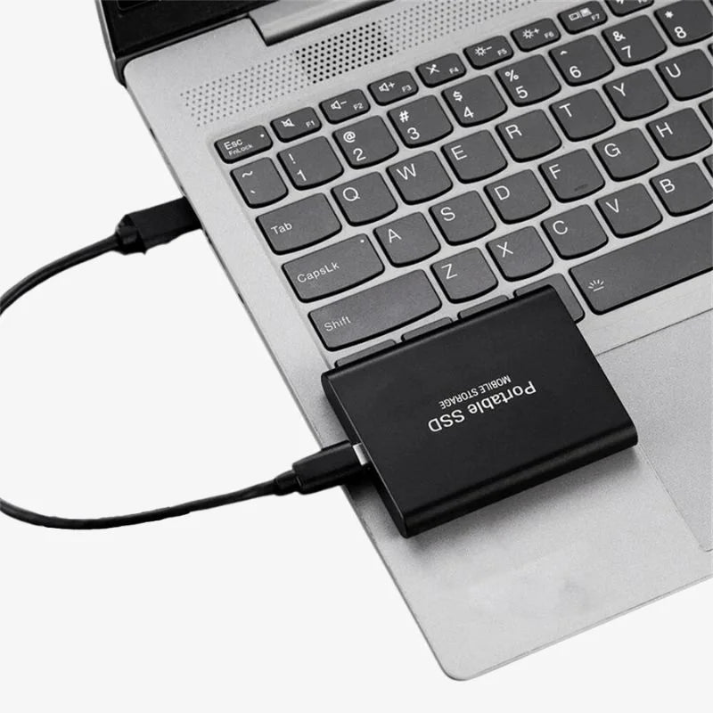 Aluminum Portable SSD - Fast External Storage On the Go