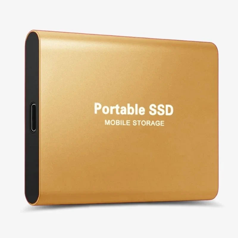 Aluminum Portable SSD - Fast External Storage On the Go