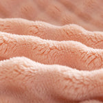 Plush Bubble Fleece Blanket - Ultra-Soft, Cozy Bubble-Textured Throw