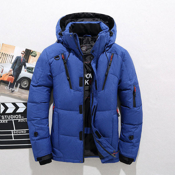Thermal Duck Down Jacket - Warm Removable-Hood Winter Coat
