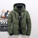 Thermal Duck Down Jacket - Warm Removable-Hood Winter Coat