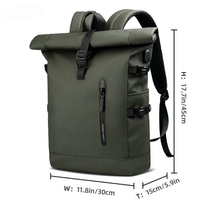 3-in-1 Bicycle Bag & Backpack - Waterproof, Expandable Carry