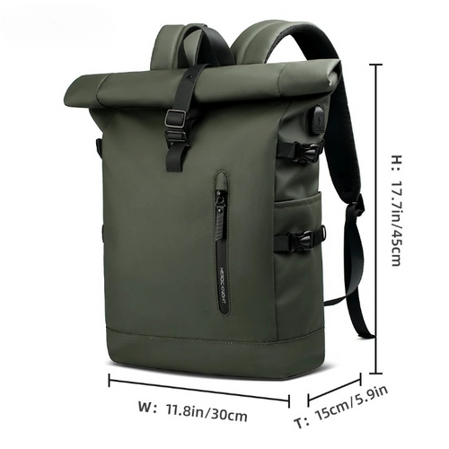 3-in-1 Bicycle Bag & Backpack - Waterproof, Expandable Carry