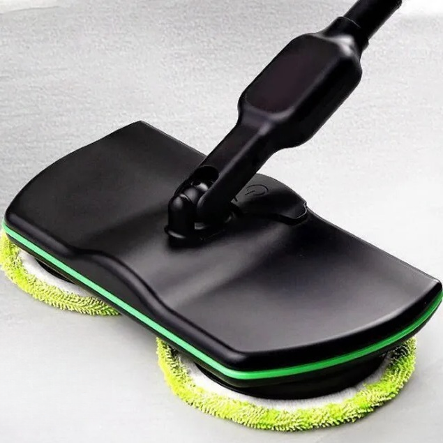 Cordless Electric Spin Mop - Dual-Motor Floor Cleaner & Scrubber