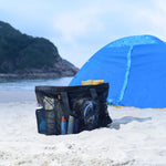 XXL Mesh Beach Tote - Sandproof Zippered Beach Bag