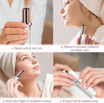 Flawless Facial Hair Remover - Gentle Electric Shaver for Women
