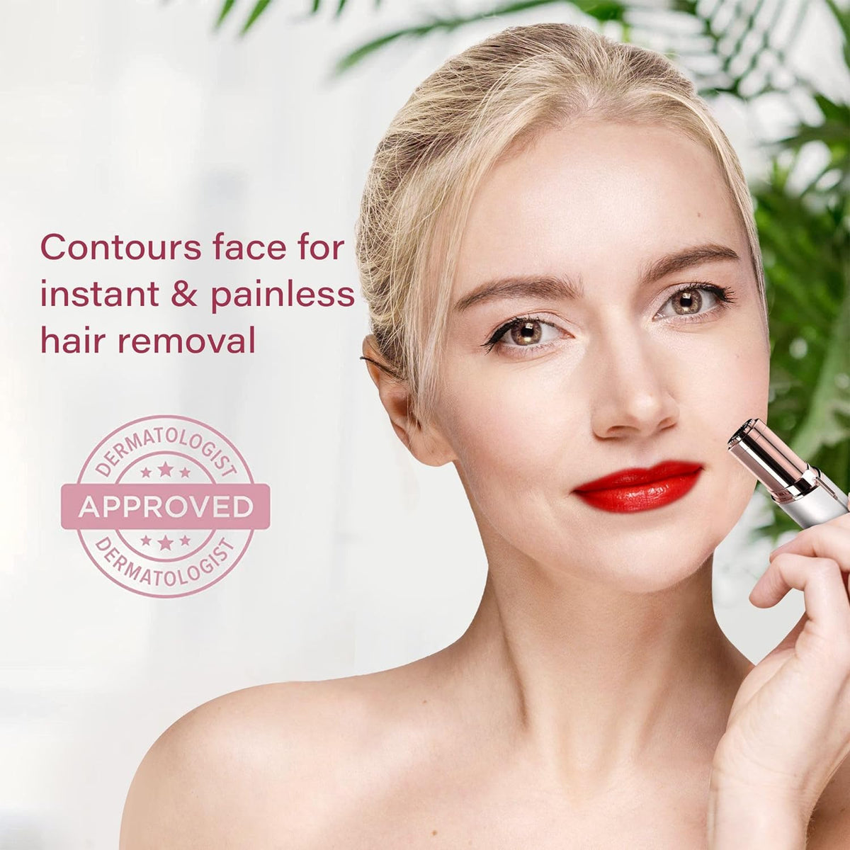 Flawless Facial Hair Remover - Gentle Electric Shaver for Women