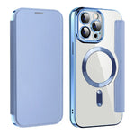 Magnetic Flip Case for iPhone - Genuine Leather Protection
