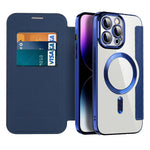 Magnetic Flip Case for iPhone - Genuine Leather Protection