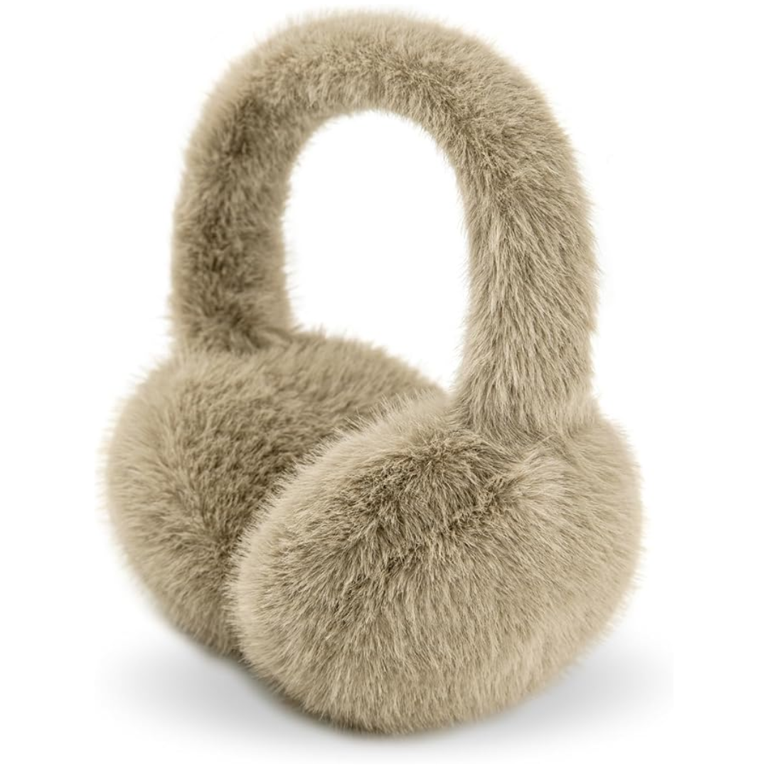 FauxSnugs Faux Fur Ear Warmers - Foldable Winter Style