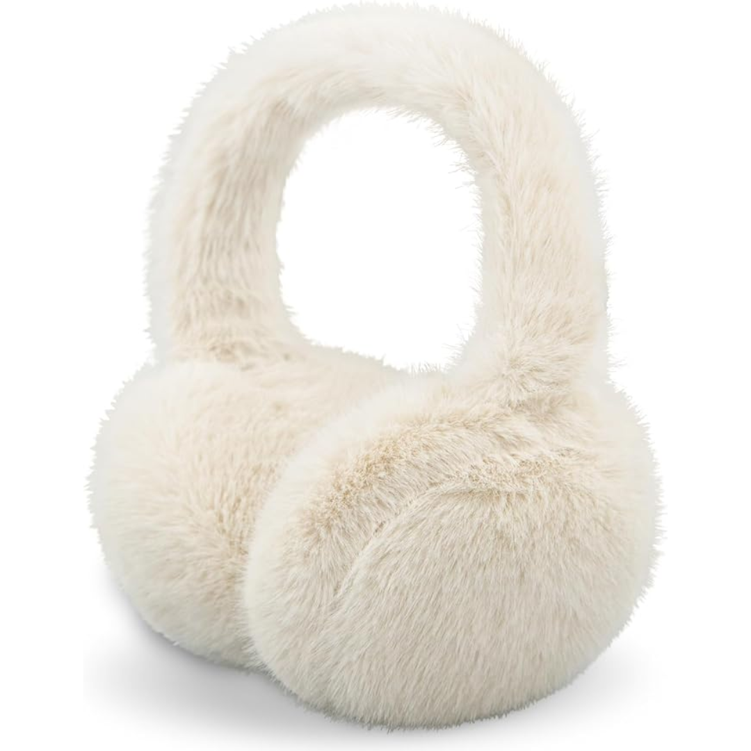 FauxSnugs Faux Fur Ear Warmers - Foldable Winter Style