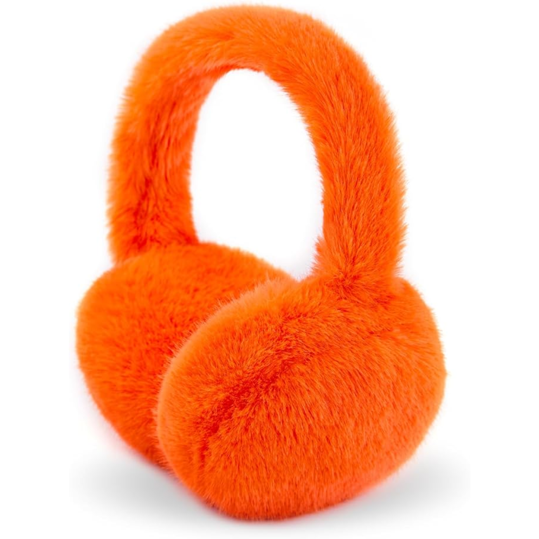 FauxSnugs Faux Fur Ear Warmers - Foldable Winter Style