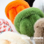 FauxSnugs Faux Fur Ear Warmers - Foldable Winter Style
