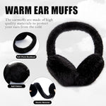 FauxSnugs Faux Fur Ear Warmers - Foldable Winter Style