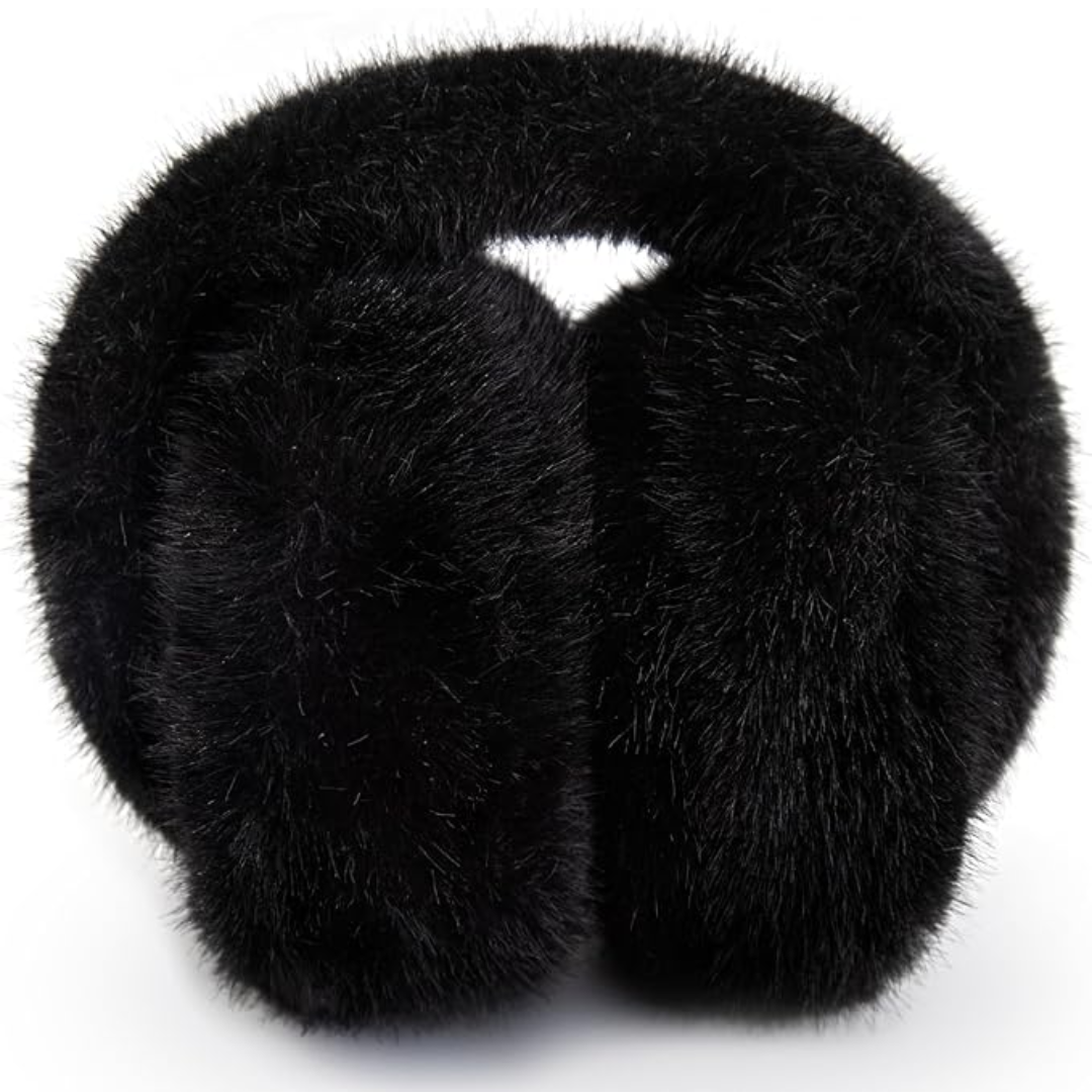 FauxSnugs Faux Fur Ear Warmers - Foldable Winter Style