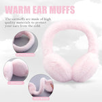 FauxSnugs Faux Fur Ear Warmers - Foldable Winter Style
