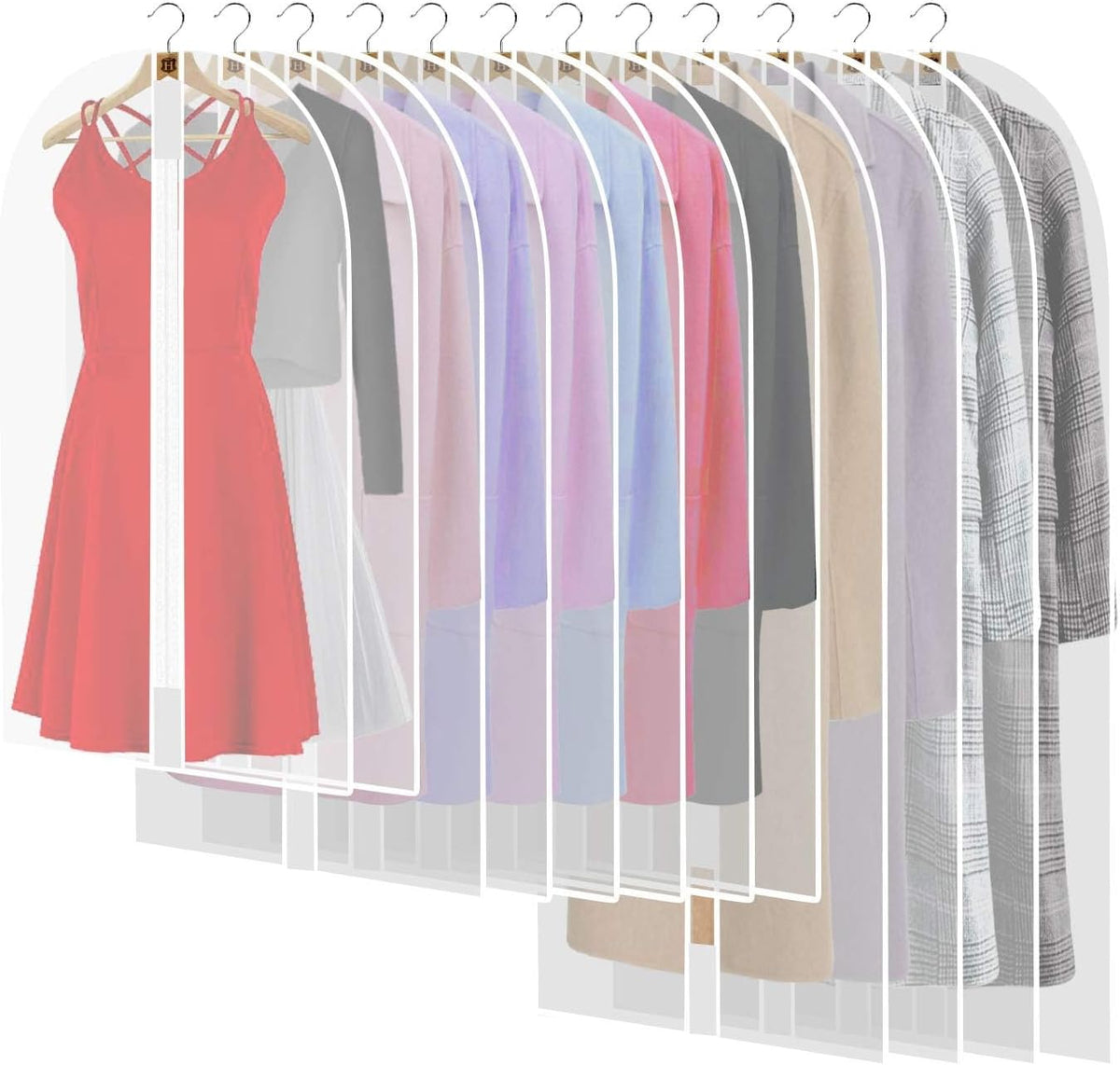 Extra-Long Garment Bag - 71 Inch Wedding Gown & Dress Cover