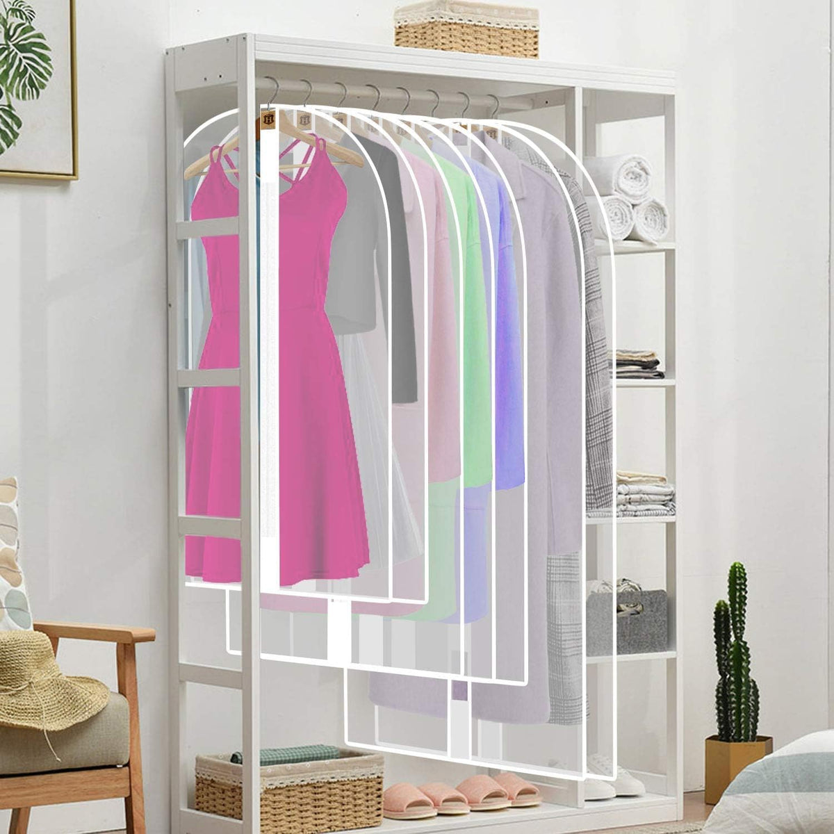 Extra-Long Garment Bag - 71 Inch Wedding Gown & Dress Cover