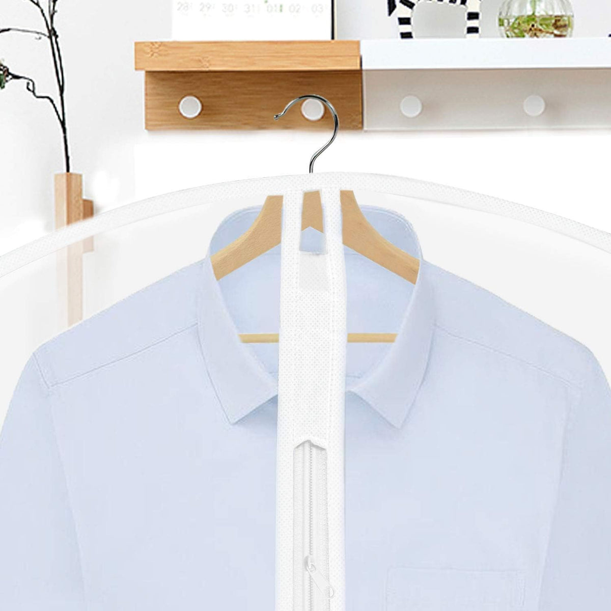 Extra-Long Garment Bag - 71 Inch Wedding Gown & Dress Cover