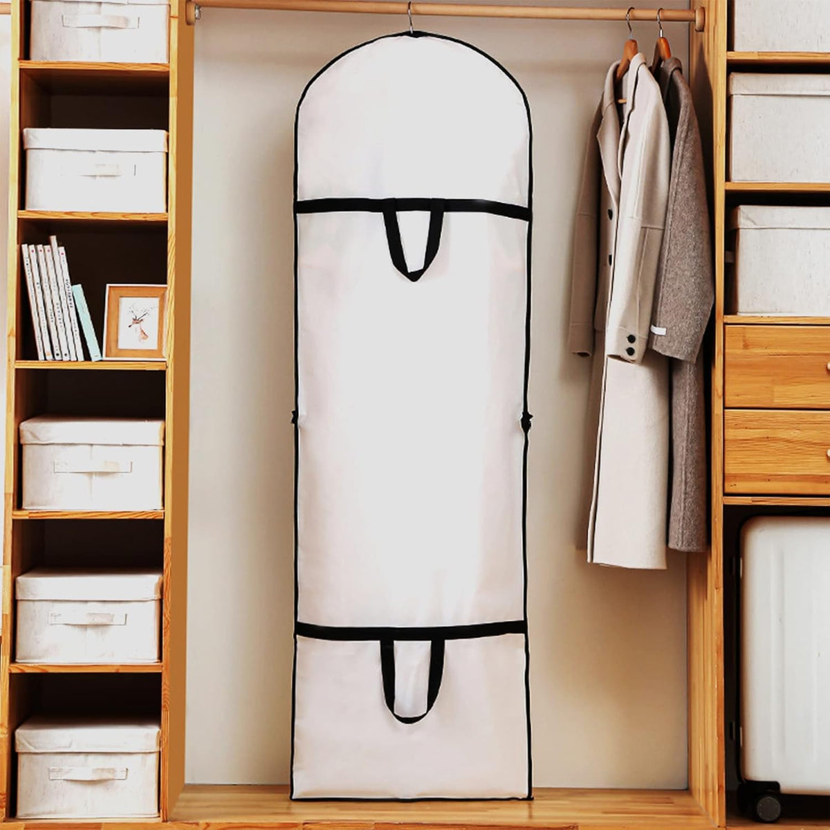 Extra-Long Garment Bag - 71 Inch Wedding Gown & Dress Cover