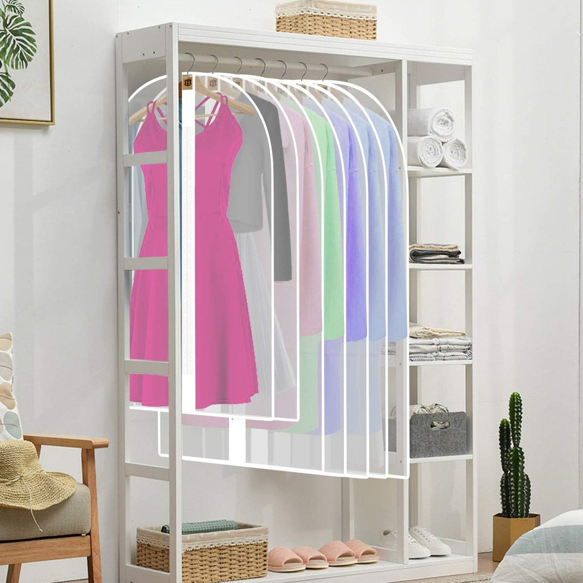 Extra-Long Garment Bag - 71 Inch Wedding Gown & Dress Cover