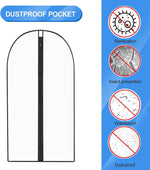Extra-Long Garment Bag - 71 Inch Wedding Gown & Dress Cover