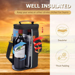 ChillMate Insulated Dual Wine Bottle Carrier - Leakproof Tote Bag