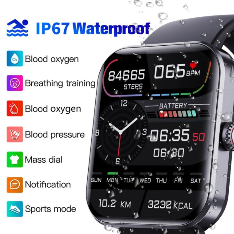 Smart Health Tracker Watch - Wellness & Fitness Monitor